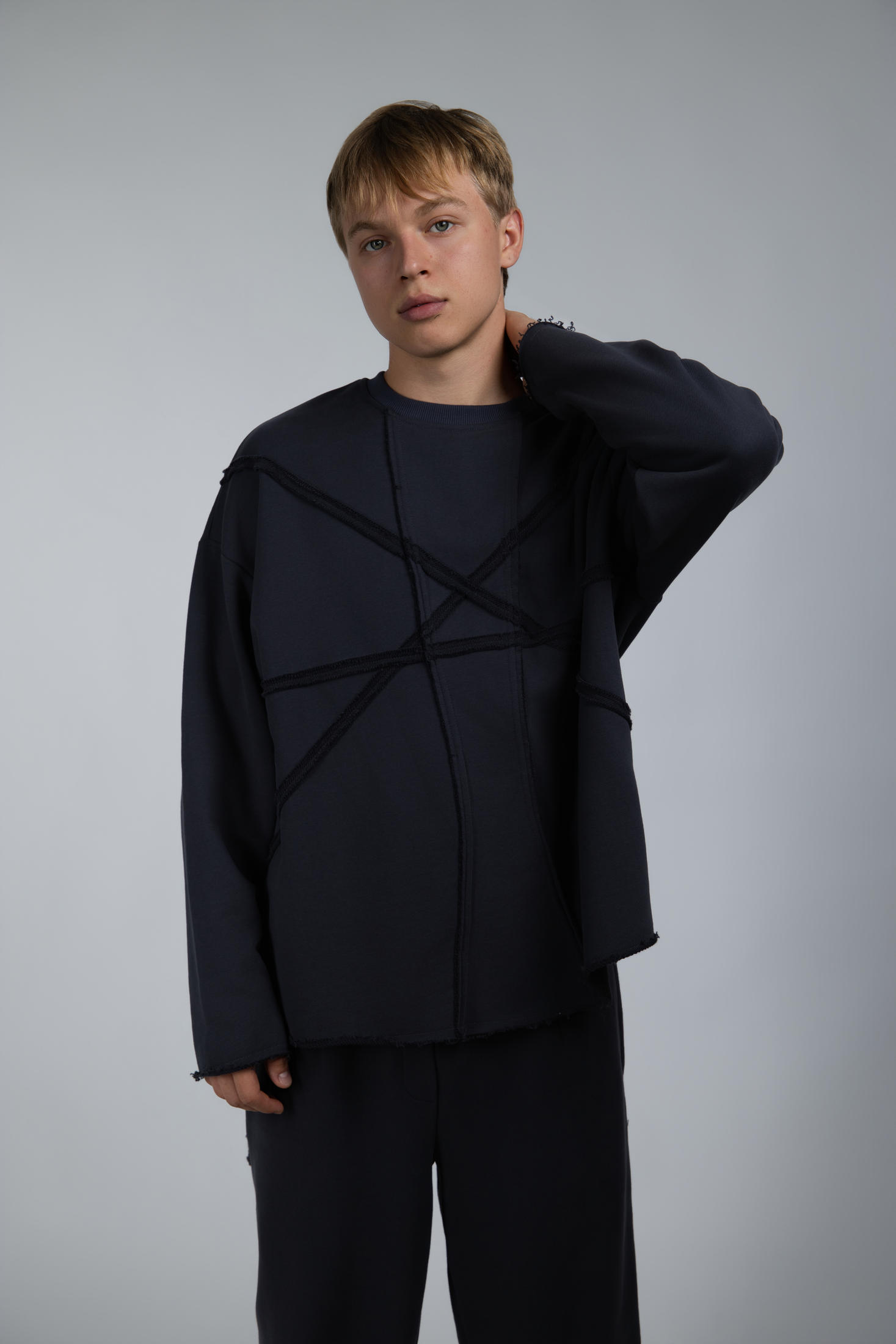 NAMEVI Свитшот "STAR", цвет Графит, вид 7