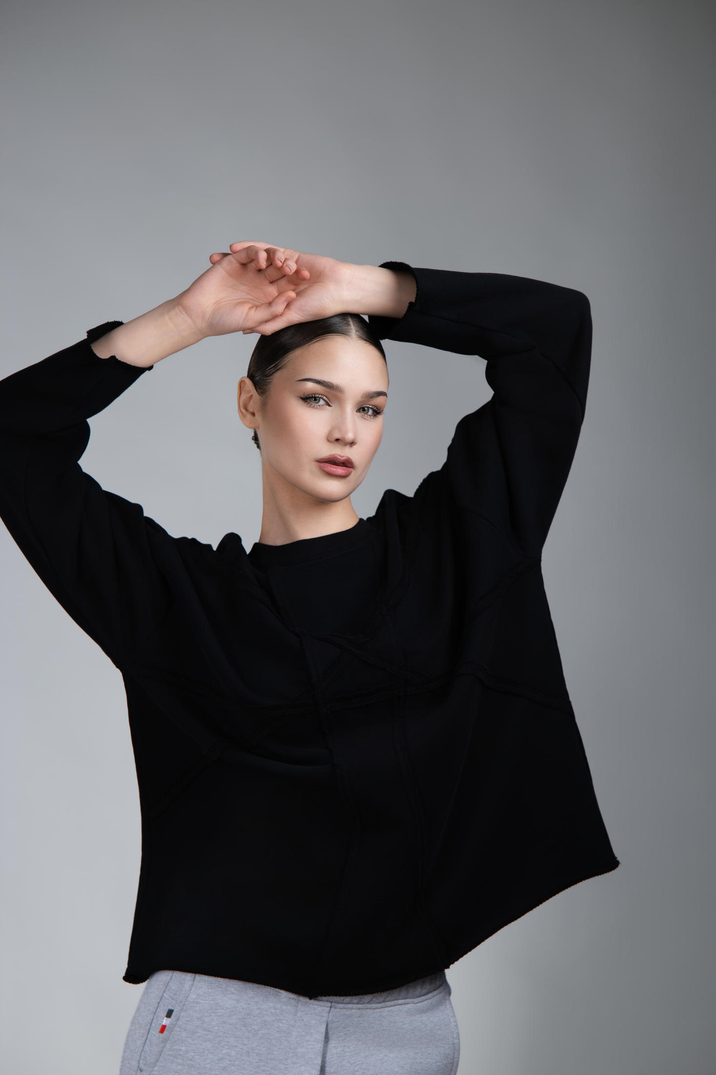 NAMEVI Свитшот "STAR", цвет Чёрный, вид 4